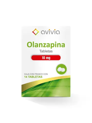 OLANZAPINA AVIVIA 10MG TABLETAS CON 14 (GI)