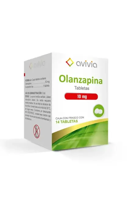 OLANZAPINA AVIVIA 10MG TABLETAS CON 14 (GI)