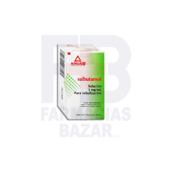 SALBUTAMOL AMSA NEBULIZADOR 5MG SOLUCION 10ML (GI)