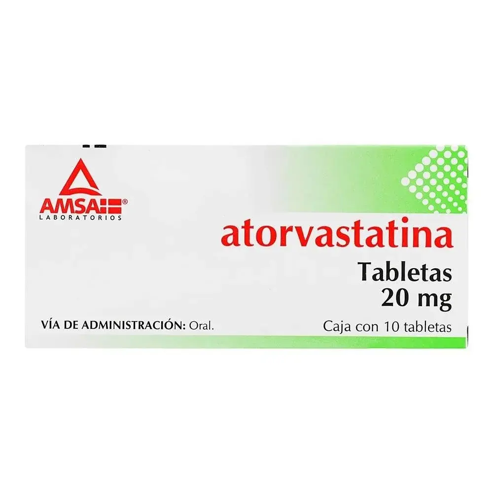 ATORVASTATINA 20MG TABLETAS CON 10 (GI)