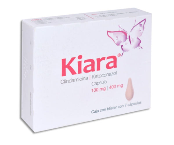 KIARA 100/400MG 7 CAPSULAS VAG (GI)