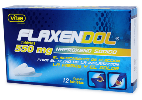 FLAXENDOL 550MG TABLETAS CON 12 (GI)