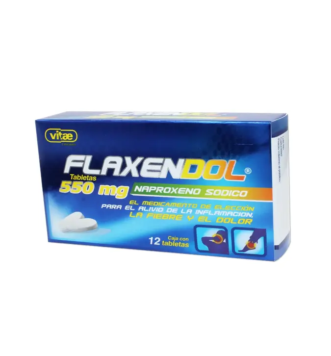 FLAXENDOL 550MG TABLETAS CON 12 (GI)