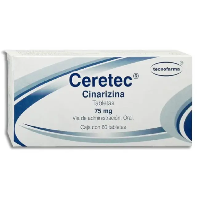CERETEC 75MG TABLETAS CON 60 (GI)