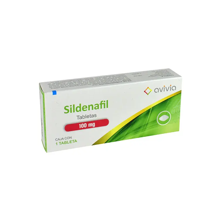 SILDENAFIL AVIVIA 100MG TABLETAS CON 1 (GI)