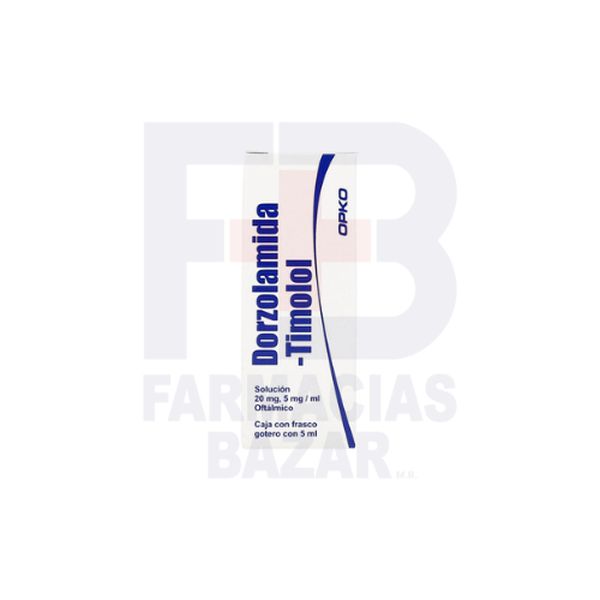 DORZOLAMIDA/TIMOLOL GOTAS OFTALMICAS 5ML (GI)