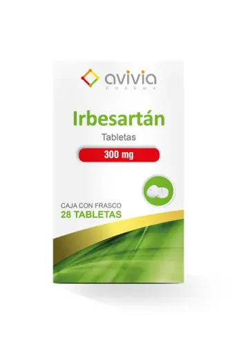 IRBESARTAN AVIVIA 300MG TABLETAS CON 28 (GI)
