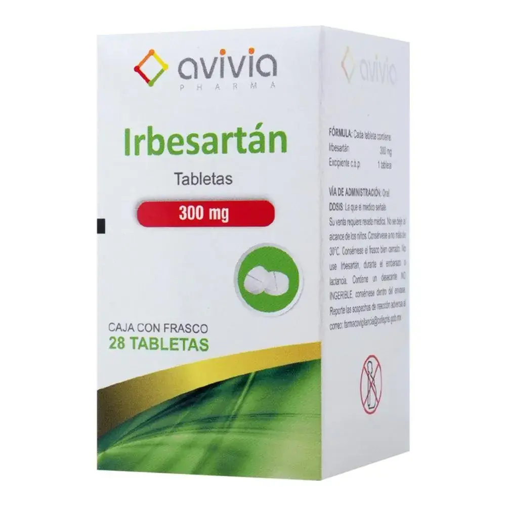 IRBESARTAN AVIVIA 300MG TABLETAS CON 28 (GI)