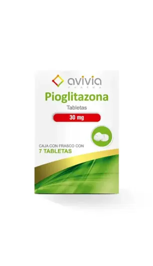 PIOGLITAZONA AVIVIA 30MG TABLETAS CON 7 (GI)