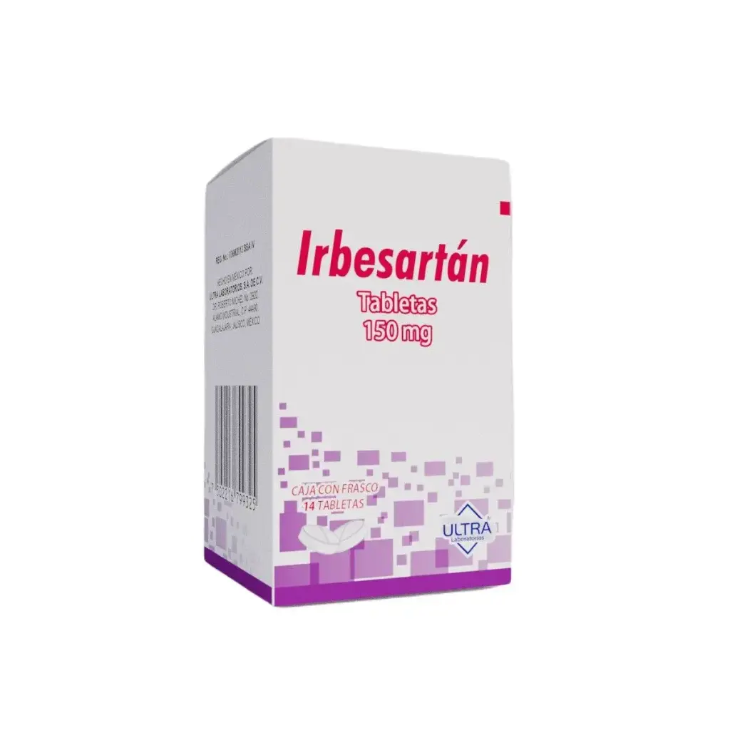 IRBESARTAN ULTRA 150MG TABLETAS CON 14 (GI)