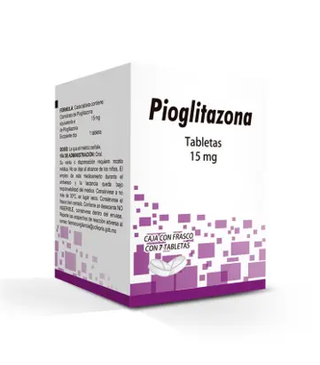 PIOGLITAZONA 15 MG TABLETAS CON 7 (GI)