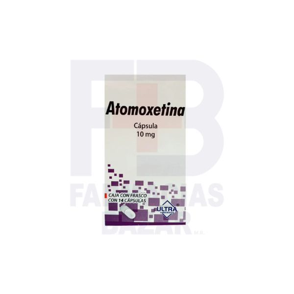 ATOMOXETINA ULTRA 10MG CAPSULAS CON 14 (GI)