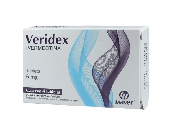 VERIDEX 6MG TABLETAS CON 4 (GI)
