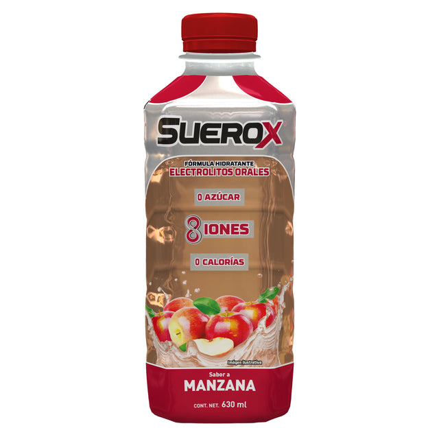 SUEROX 8 IONES MANZANA 630ML
