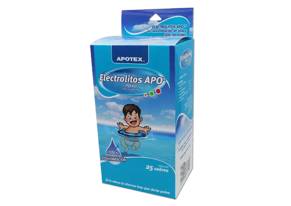 ELECTROLITOS APO NATURAL SOBRES CON 25