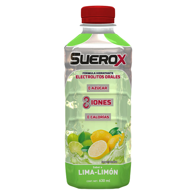 SUEROX 8 IONES LIMA-LIMON 630ML