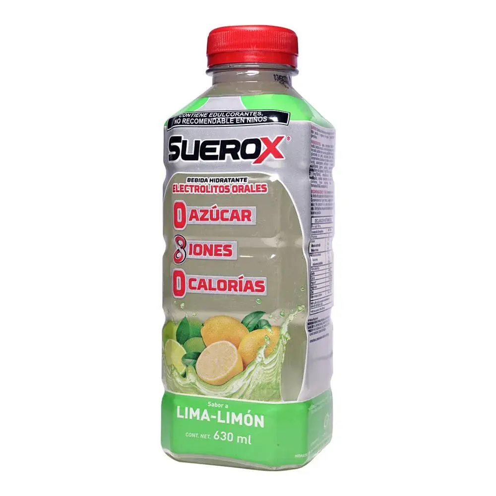 SUEROX 8 IONES LIMA-LIMON 630ML