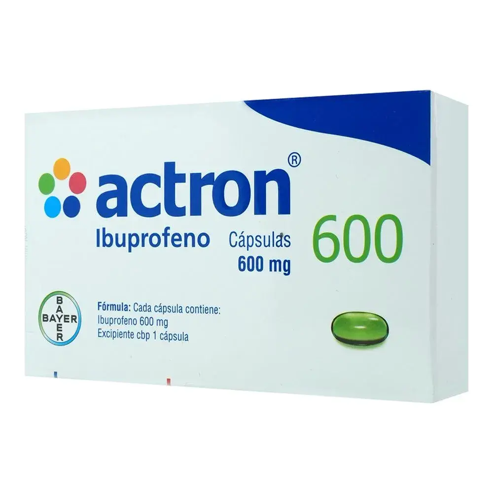 ACTRON 600MG CAPSULAS CON 10