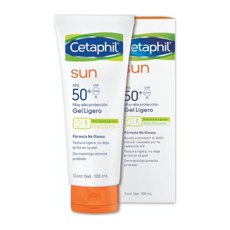 CETAPHIL SUN BLOQUEADOR GEL 50+ FPS 100ML