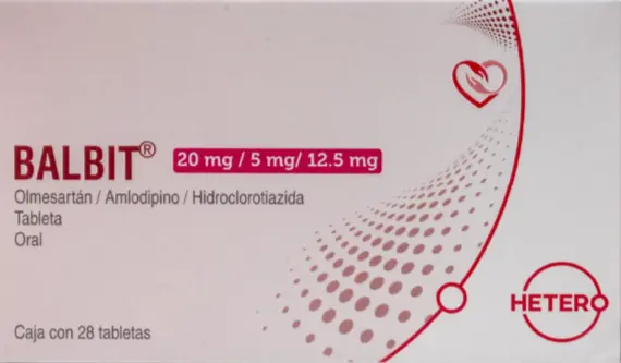BALBIT 20MG/5MG/12.5MG TABLETAS CON 28