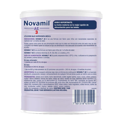 LECHE NOVAMIL AE 3 800G