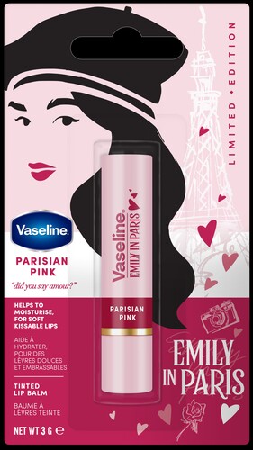 BALSAMO LABIAL VASELINE EMILY PARISIAN PINK 3G