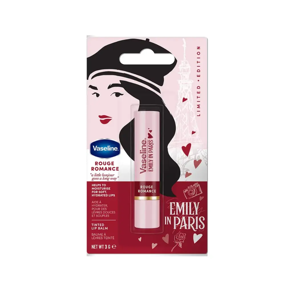 BALSAMO LABIAL VASELINE EMILY ROUGE ROMANCE 3G
