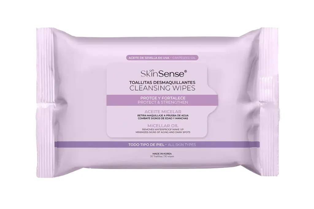 TOALLAS DESMAQUILLANTES SKIN SENSE SEMILLA UVA CON 25