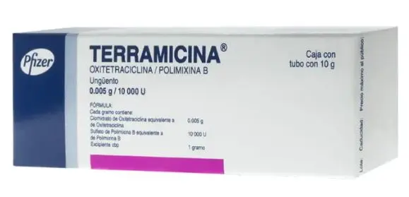 TERRAMICINA POMADA OFTALMICAS 10G