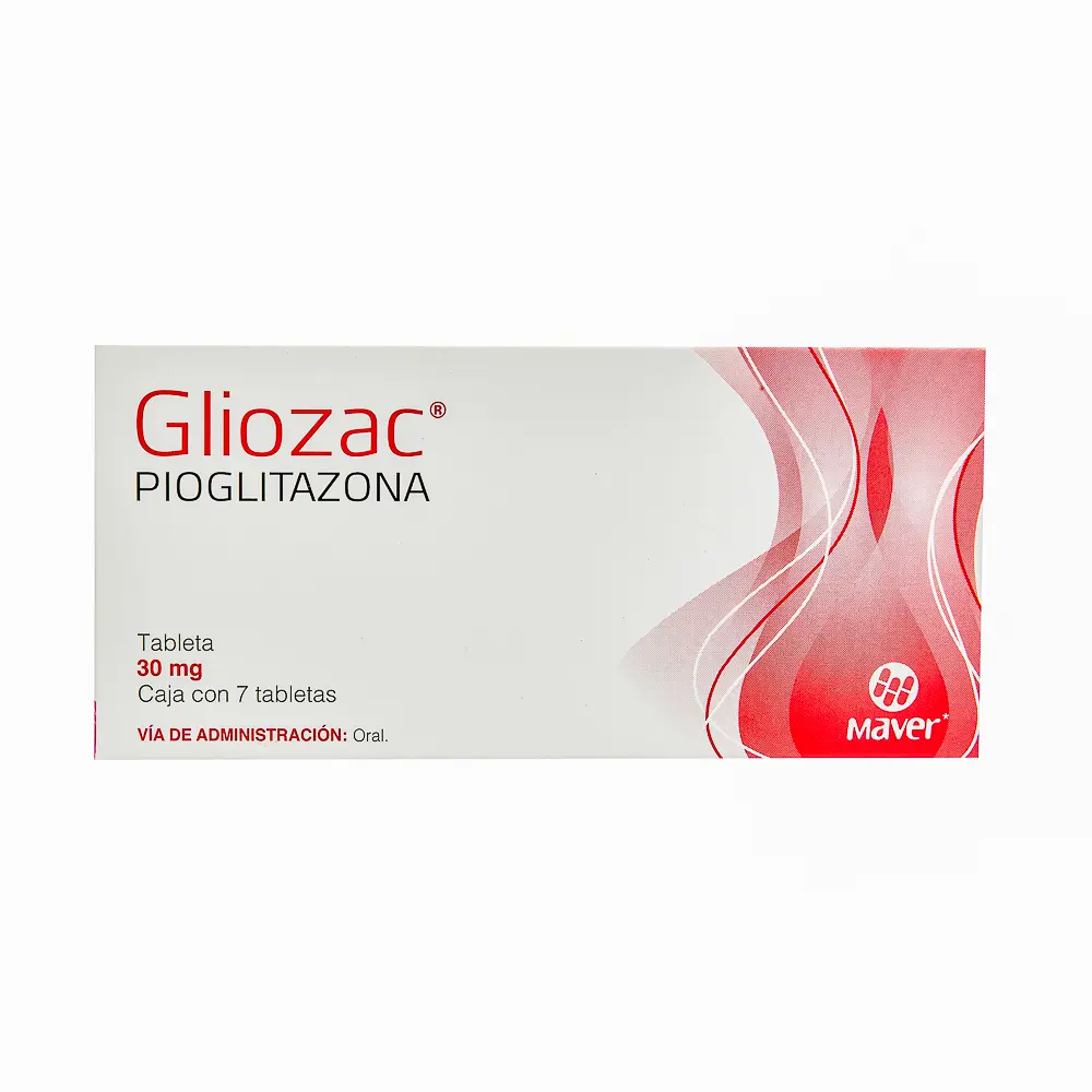 GLIOZAC 30MG TABLETAS C/7 (GI)