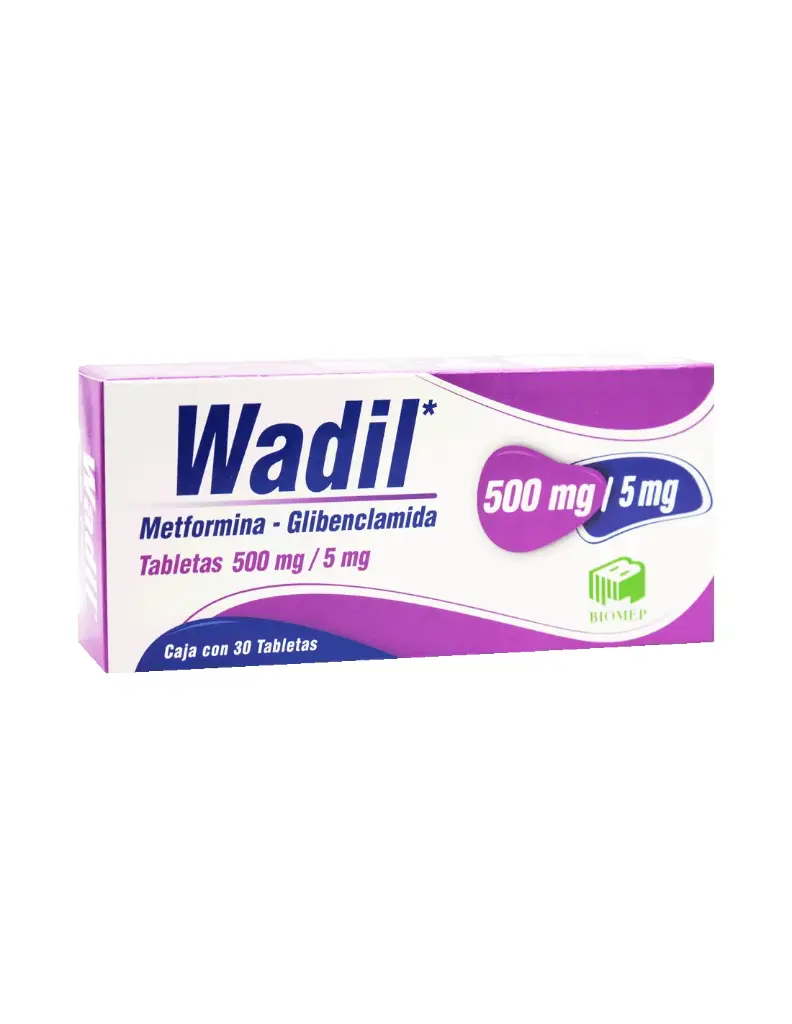 WADIL 500/5MG TABLETAS C/30 (GI)