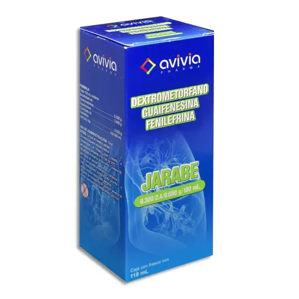 DEXTRO/GUAI/PARAC PED AVIVIA JBE 118ML (GI)