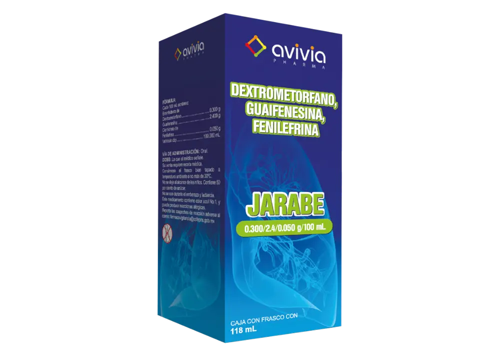 DEXTRO/GUAI/PARAC PED AVIVIA JBE 118ML (GI)