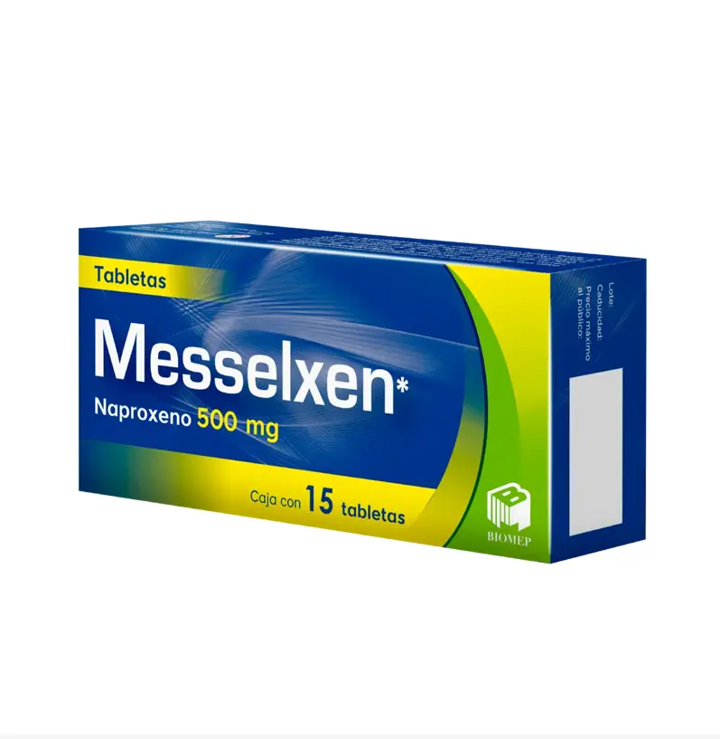MESSELXEN 500MG TAB C/15 (GI)