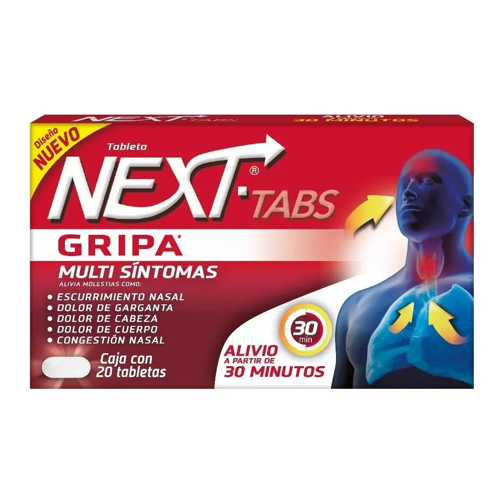 NEXT TABLETAS C/20