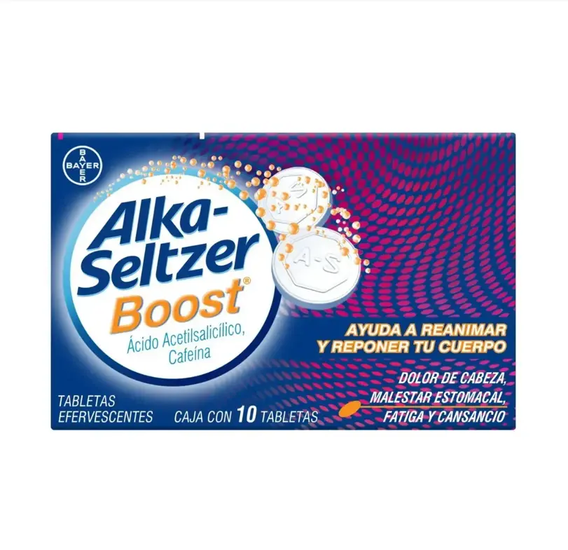 ALKA-SELTZER BOOST TABLETAS CON 10
