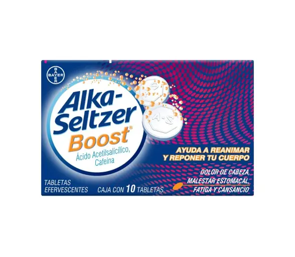 ALKA-SELTZER BOOST TABLETAS CON 10