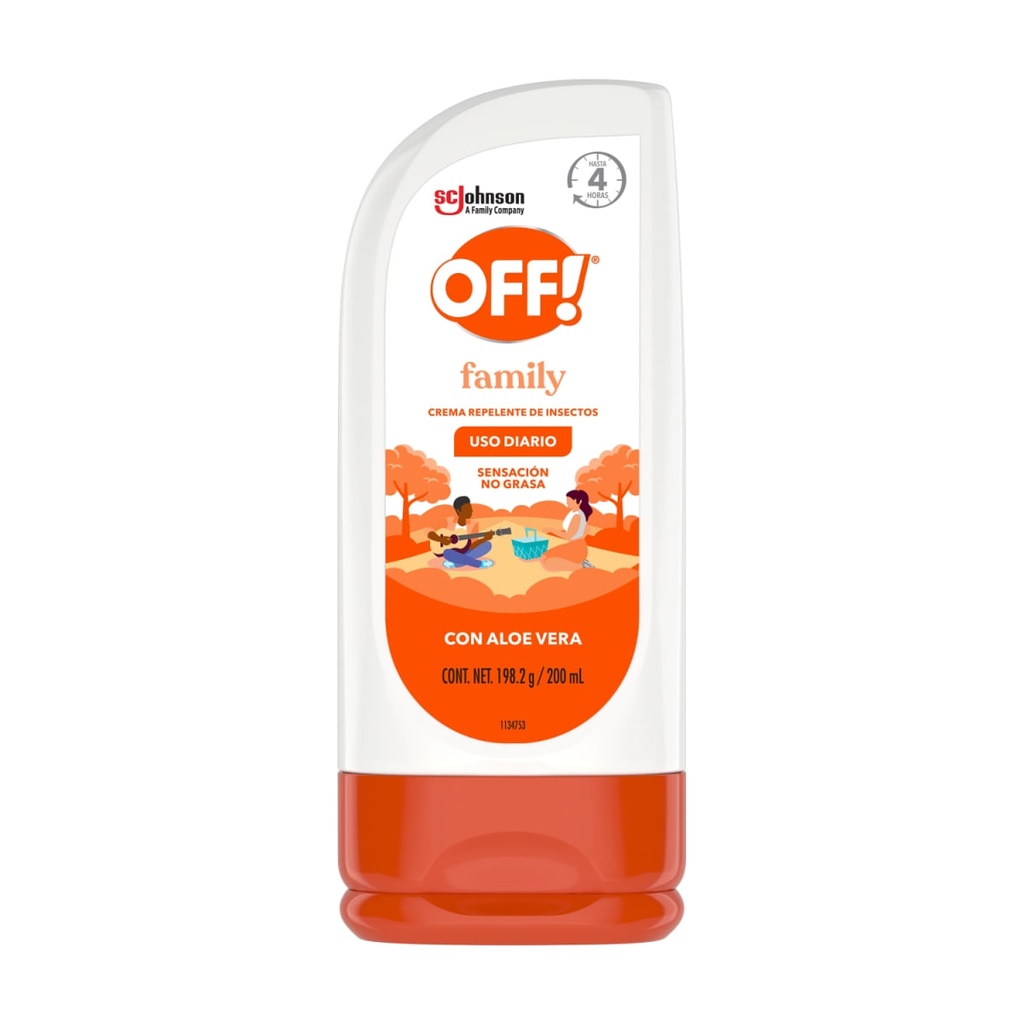 REPELENTE OFF FAMILY CREMA 200G