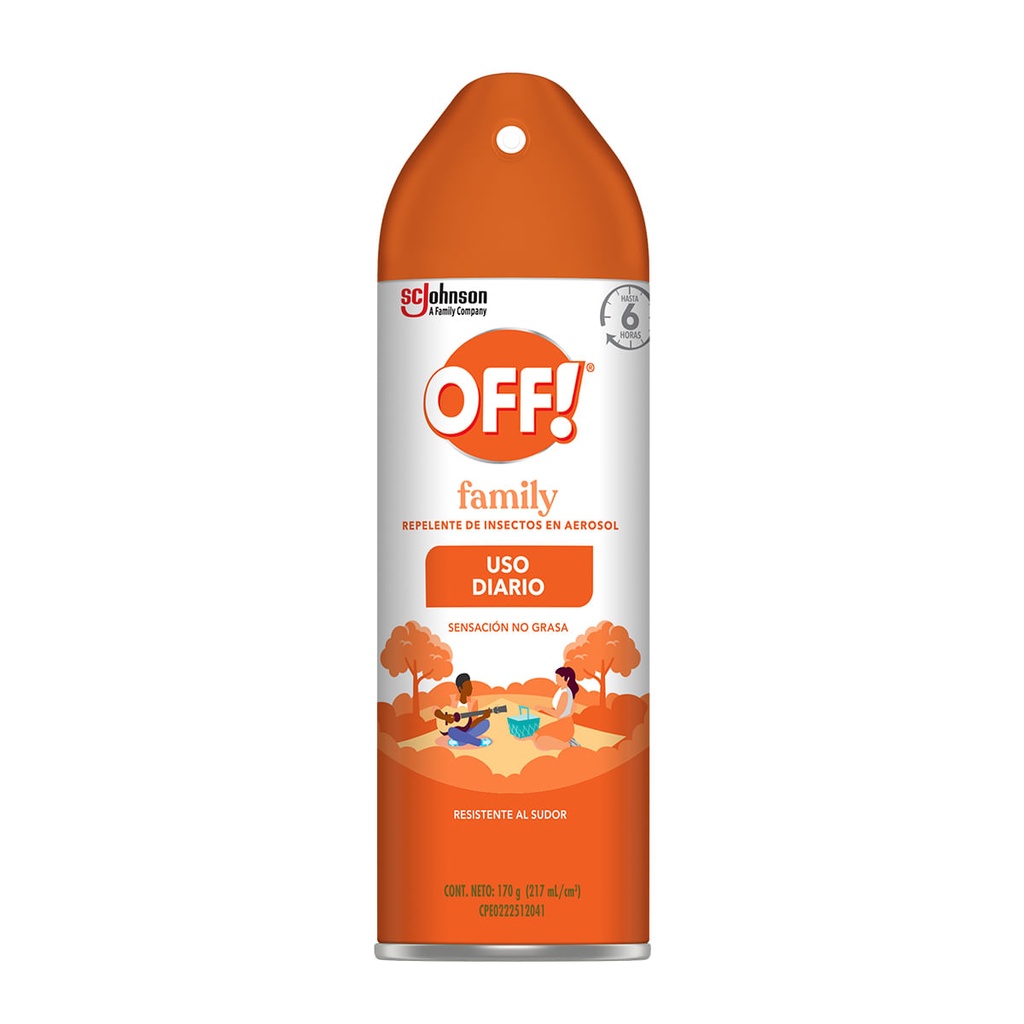REPELENTE OFF FAMILY SPRAY 170G
