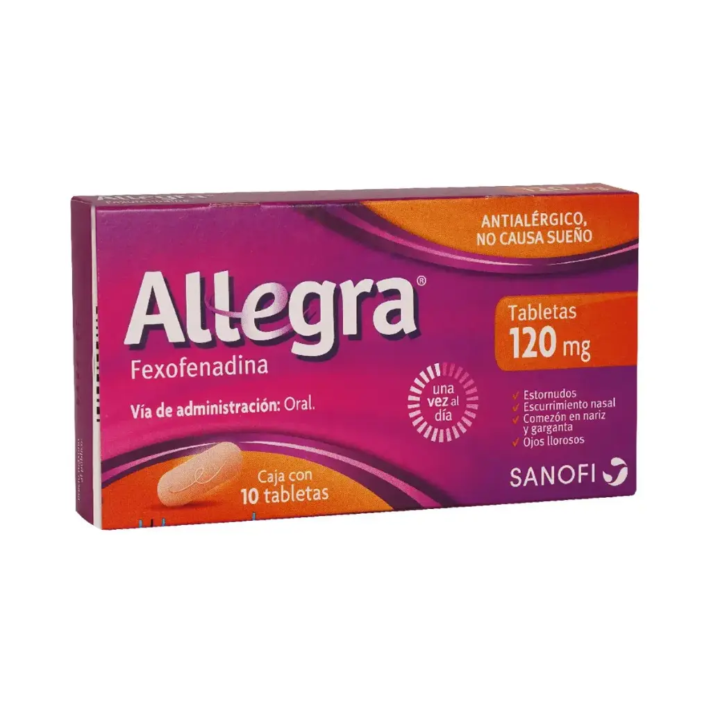ALLEGRA 120MG C/10 TABLETAS