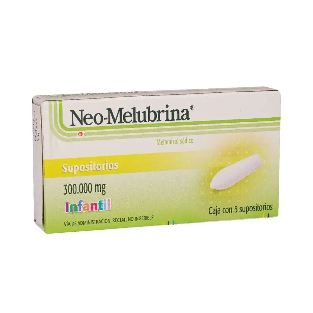 NEO-MELUBRINA SUPOSITORIOS INFANTIL 300MG C/5