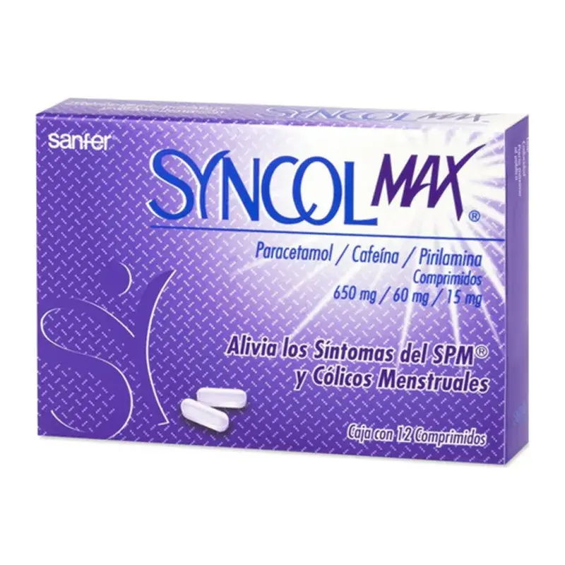 SYNCOL MAX COMPRIMIDOS C/12