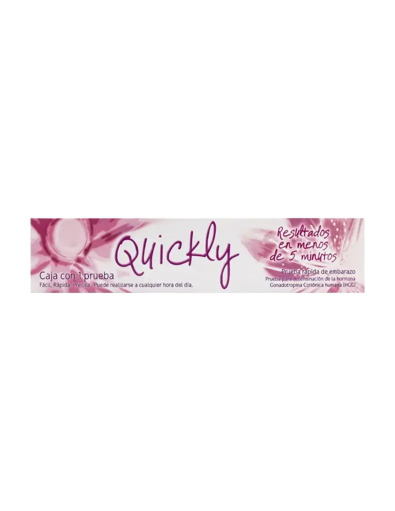 QUICKLY PRUEBA EMBARAZO PIEZA CON 1 