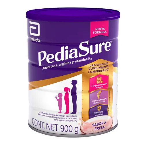 PEDIASURE PLUS PVO FRESA 900G*