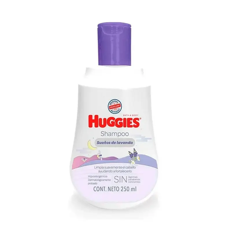 SHAMPOO HUGGIES RELAJ MZNILLA-LAV250ML