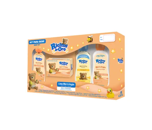 KIT RICITOS DE ORO MIEL C/4