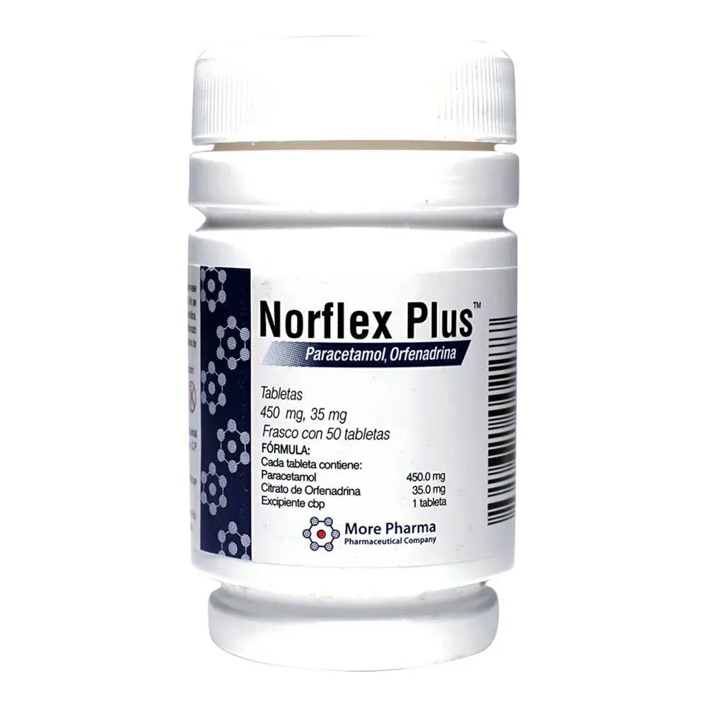 NORFLEX PLUS 35/450MG TABLETAS C/50