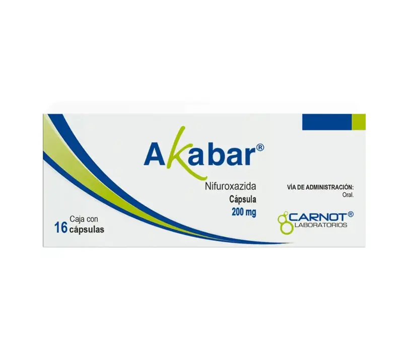 AKABAR 200MG CAPSULAS C/16
