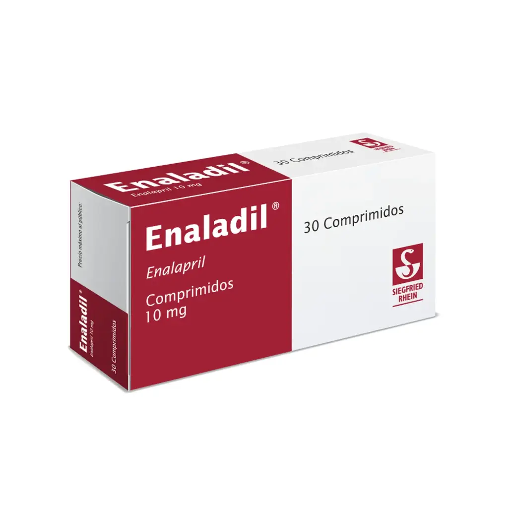 ENALADIL 10 MG - CAJA CON 30 COMPRIMIDOS (ENALAPRIL)
