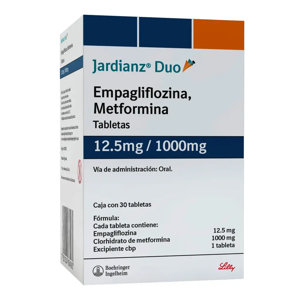 JARDIANZ DUO 12.5/1000MG TABLETAS C/30